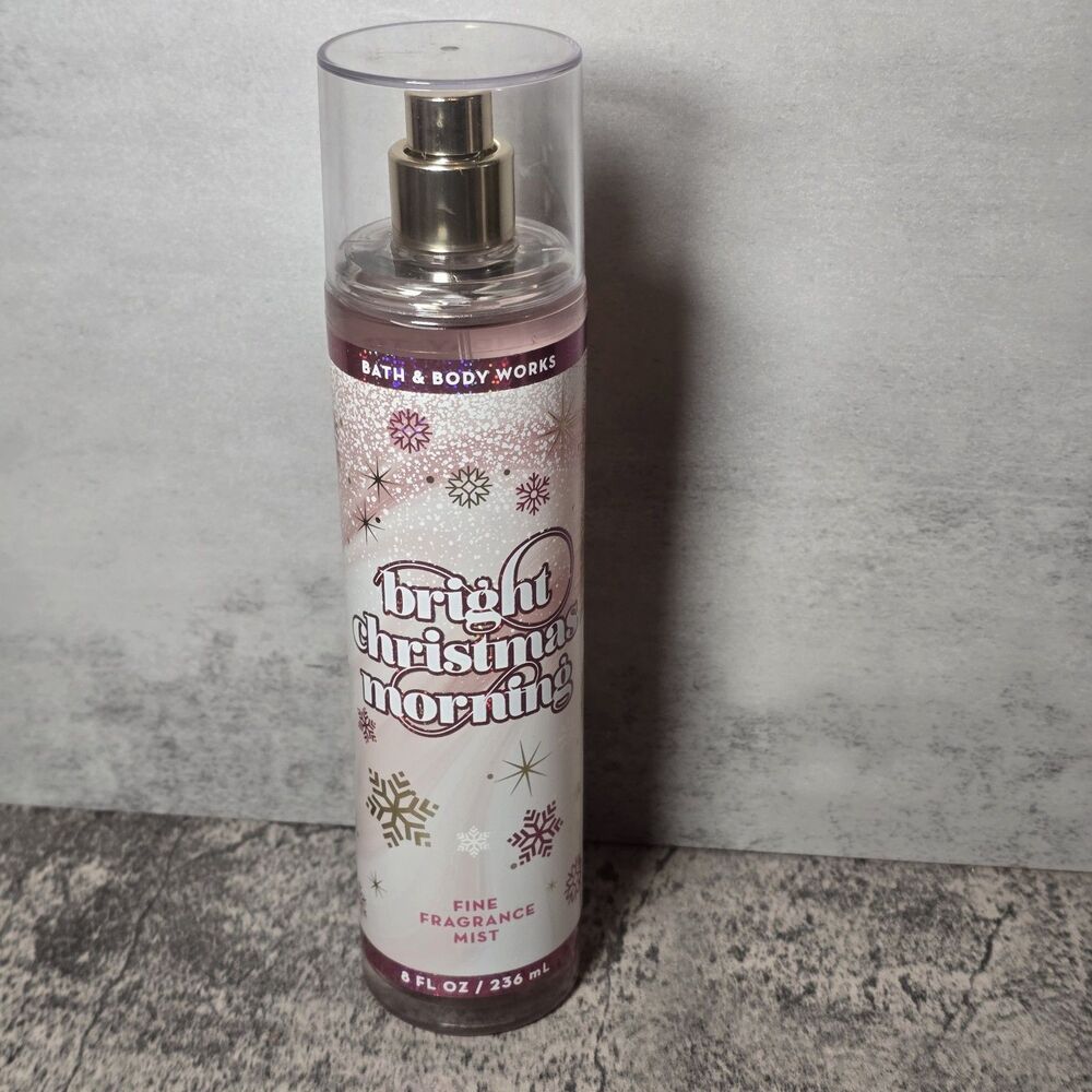 Bath & Body Works Bright Christmas Morning Fragrance Spray Mist 8oz New